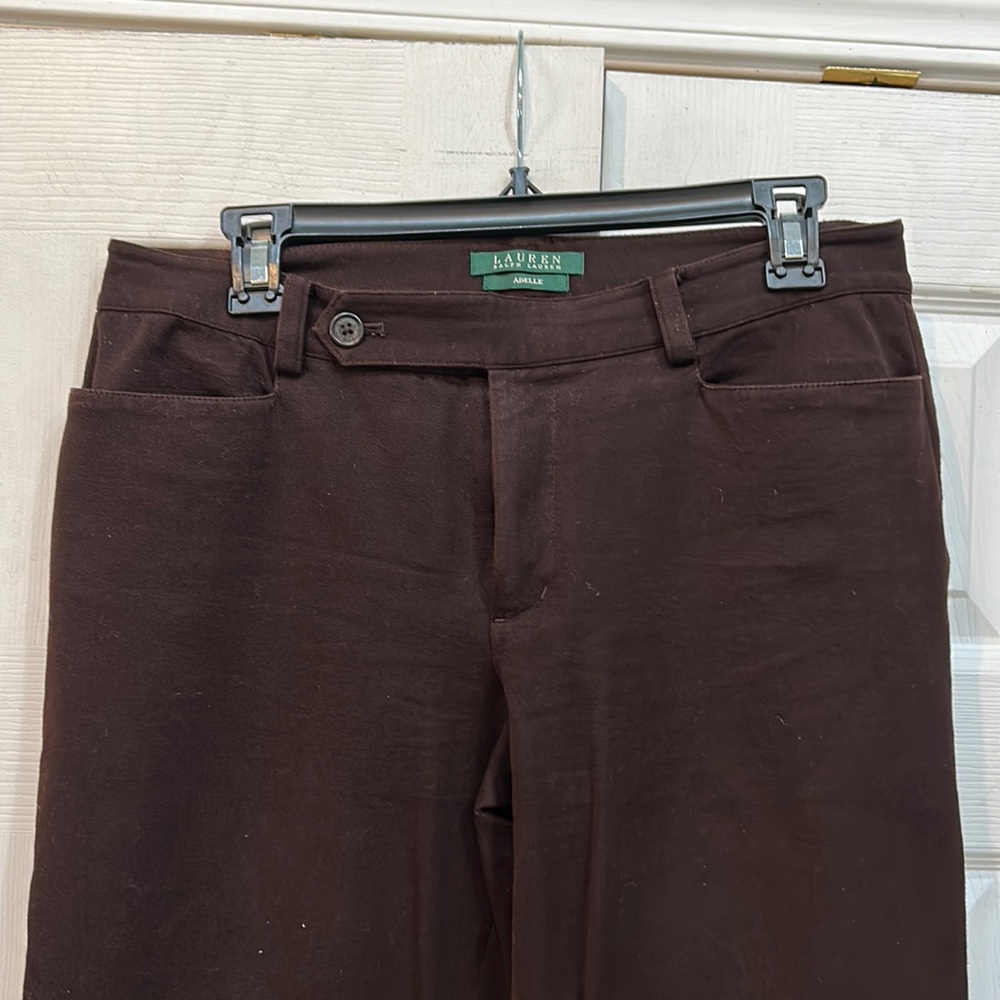 Ralph Lauren dress pants. Chocolate brown. Size 8